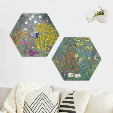 Forex hexagon - Gustav Klimt - The Green Garden