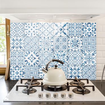 Splashback - Patterned Tiles Blue White