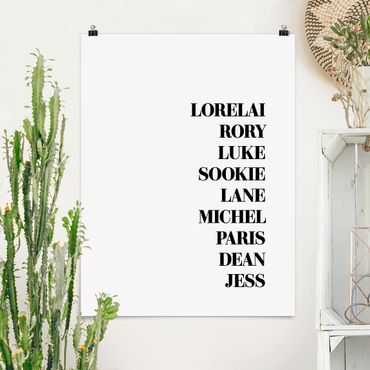 Poster quote - Favorite Series - Gilmore Girls