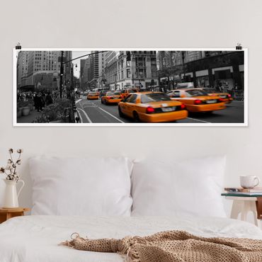 Panoramic poster architecture & skyline - New York, New York!