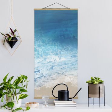 Fabric print with poster hangers - Tides In Color I