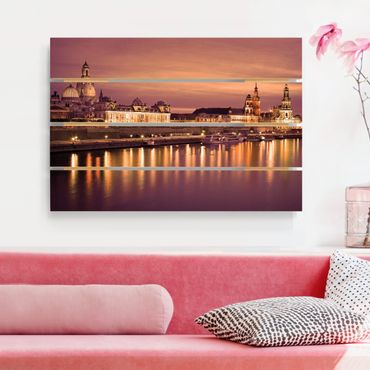 Print on wood - Canaletto Dresden