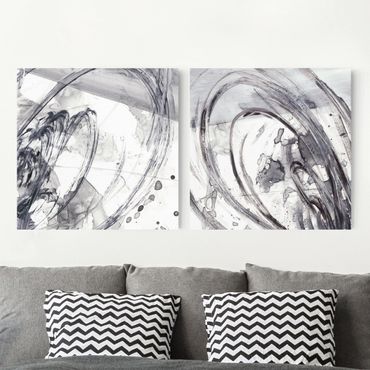 Print on canvas - Sonar Black And White Set I