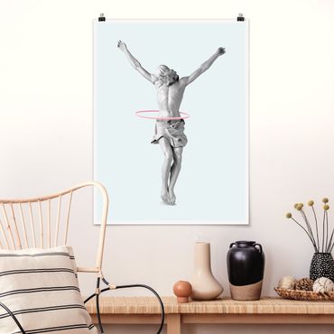 Poster - Jesus With Hula Hoops