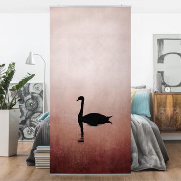 Room divider - Swan In Sunset