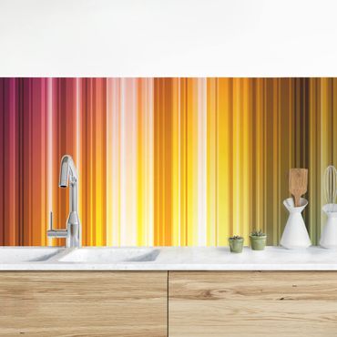 Kitchen wall cladding - Rainbow Light