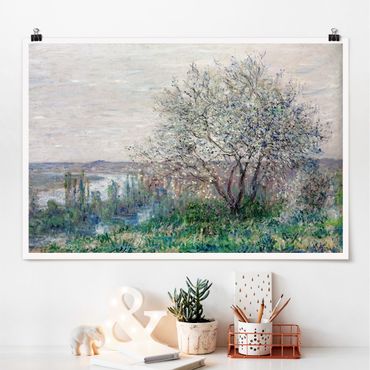 Poster - Claude Monet - Spring in Vétheuil