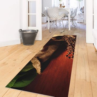 Vinyl Floor Mat - Dulcet Coffee - Panorama Landscape Format