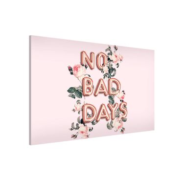 Magnetic memo board - No Bad Days