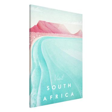 Magnetic memo board - Travel Poster - South Africa