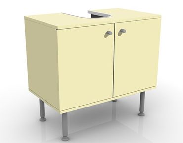 Wash basin cabinet design - Colour Cream