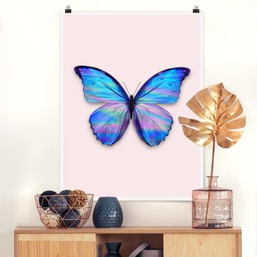 Poster animals - Holographic Butterfly