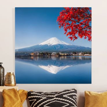 Print on canvas - Mt. Fuji In The Fall