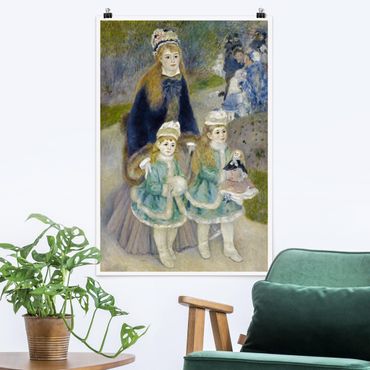 Poster art print - Auguste Renoir - Mother and Children (The Walk)