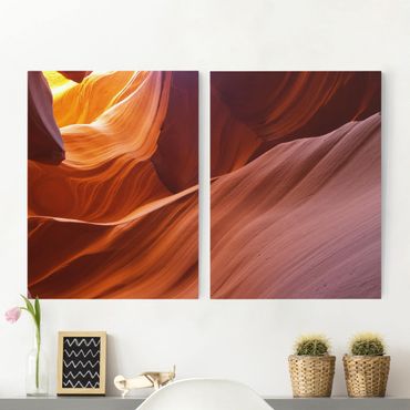 Print on canvas 2 parts - Inner Canyon