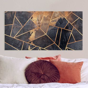 Print on canvas - Onyx With Gold