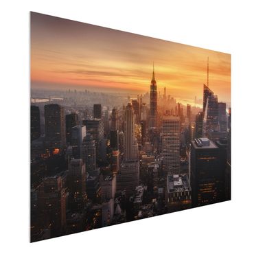 Forex print - Manhattan Skyline Evening