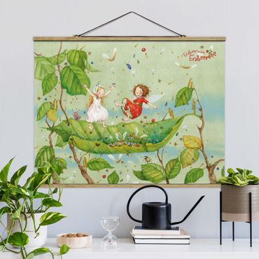 Fabric print with poster hangers - Little Strawberry Strawberry Fairy - Trampoline
