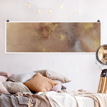 Panoramic poster abstract - Dreaming In the Sky I