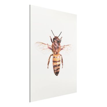 Print on aluminium - Bee With Glitter