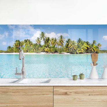 Kitchen wall cladding - Crystal Clear Water