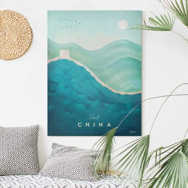 Print on canvas - Travel Poster - China