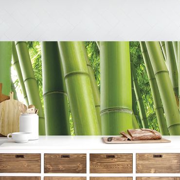 Kitchen wall cladding - Bamboo Trees