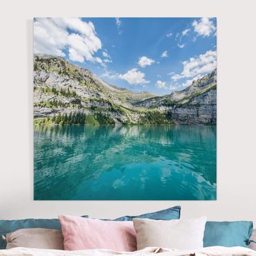 Print on canvas - Divine Mountain Lake