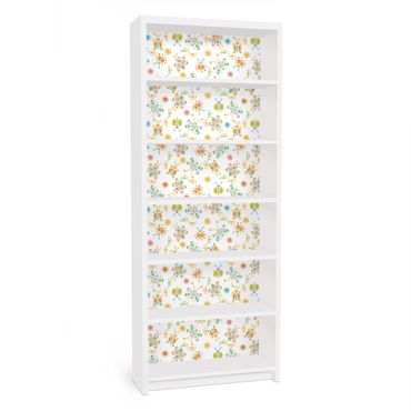 Adhesive film for furniture IKEA - Billy bookcase - Butterfly Illustrations