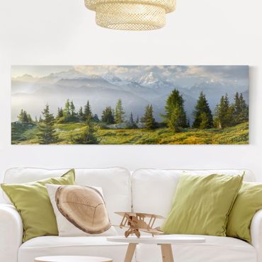 Print on canvas - Émosson Wallis Switzerland