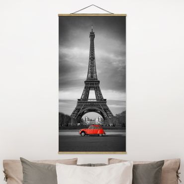 Fabric print with poster hangers - Spot On Paris