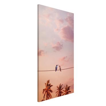 Magnetic memo board - Sunset With Hummingbird
