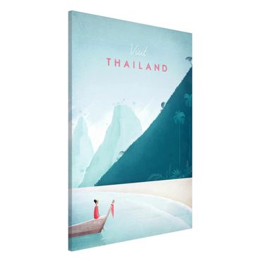 Magnetic memo board - Travel Poster - Thailand