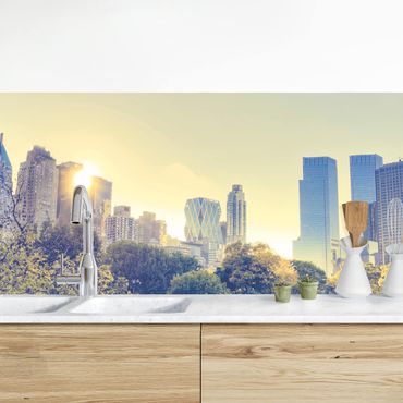 Kitchen wall cladding - Peaceful Central Park