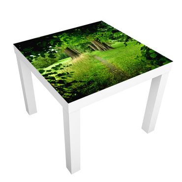 Adhesive film for furniture IKEA - Lack side table - Hidden Clearing
