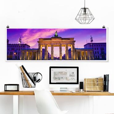 Panoramic poster architecture & skyline - This Is Berlin!