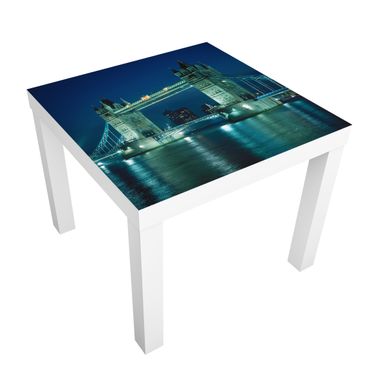 Adhesive film for furniture IKEA - Lack side table - Tower Bridge