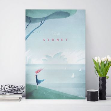 Print on canvas - Travel Poster - Sidney