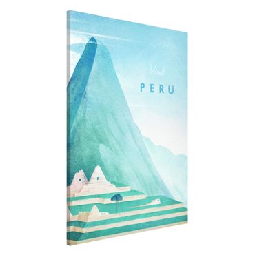 Magnetic memo board - Travel Poster - Peru