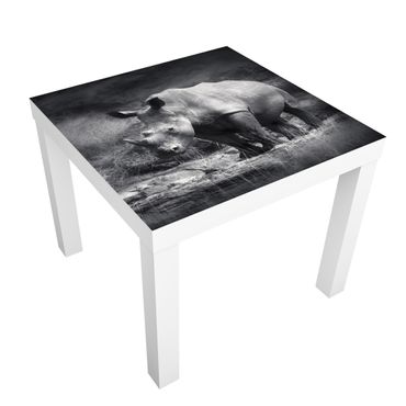 Adhesive film for furniture IKEA - Lack side table - Lonesome Rhinoceros
