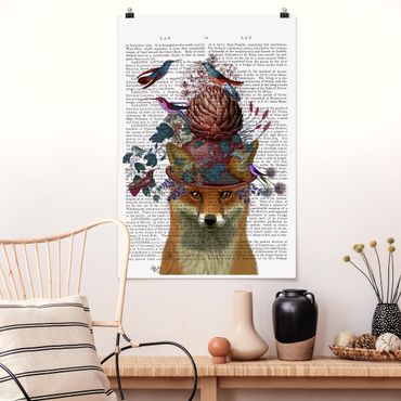 Poster quote - Fowler - Fox With Artichoke