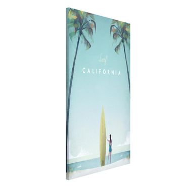 Magnetic memo board - Travel Poster - California