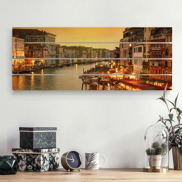 Print on wood - Grand Canal Of Venice
