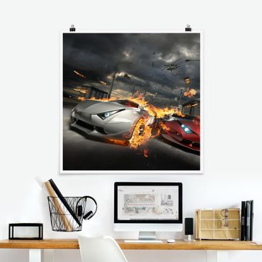 Poster - Race In The Storm