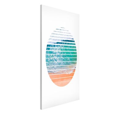 Magnetic memo board - Ocean In A Circle