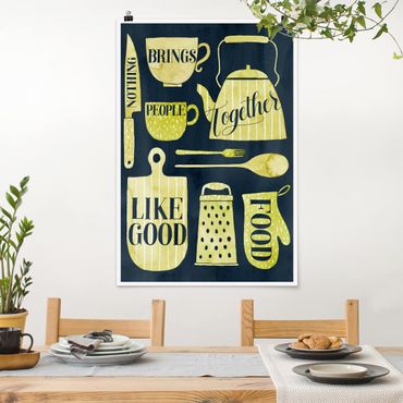 Poster kitchen quote - Soul Food - Good Food