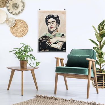Poster art print - Frida Kahlo - Collage No.4