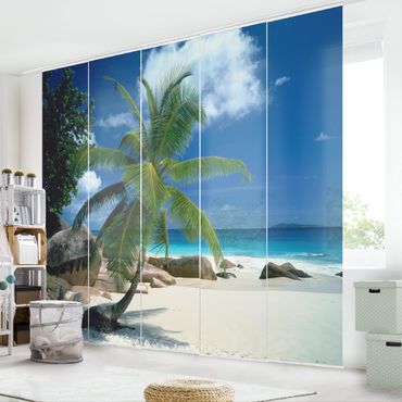Sliding panel curtains set - Dream Beach