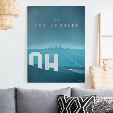 Print on canvas - Travel Poster - Los Angeles