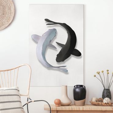 Print on canvas - Fish Ying Yang